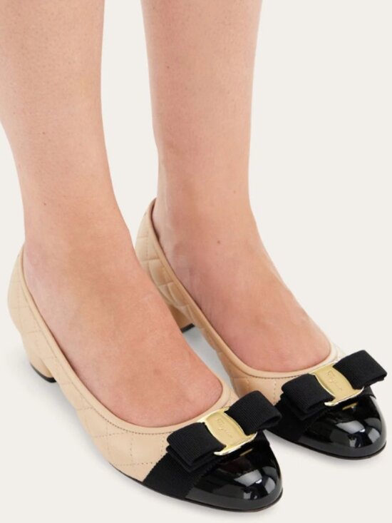 Salvatore Ferragamo Shoes - Quilted Vara pump Salvatore ferragamo